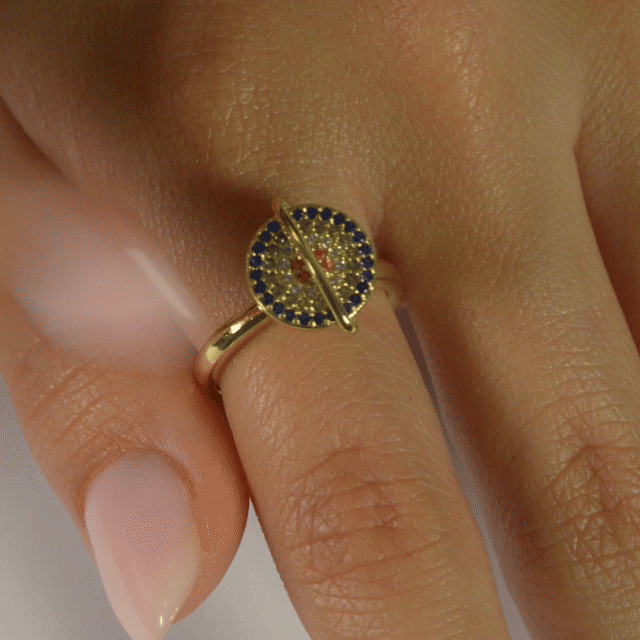Saturn Planet Serenara Anxiety Ring