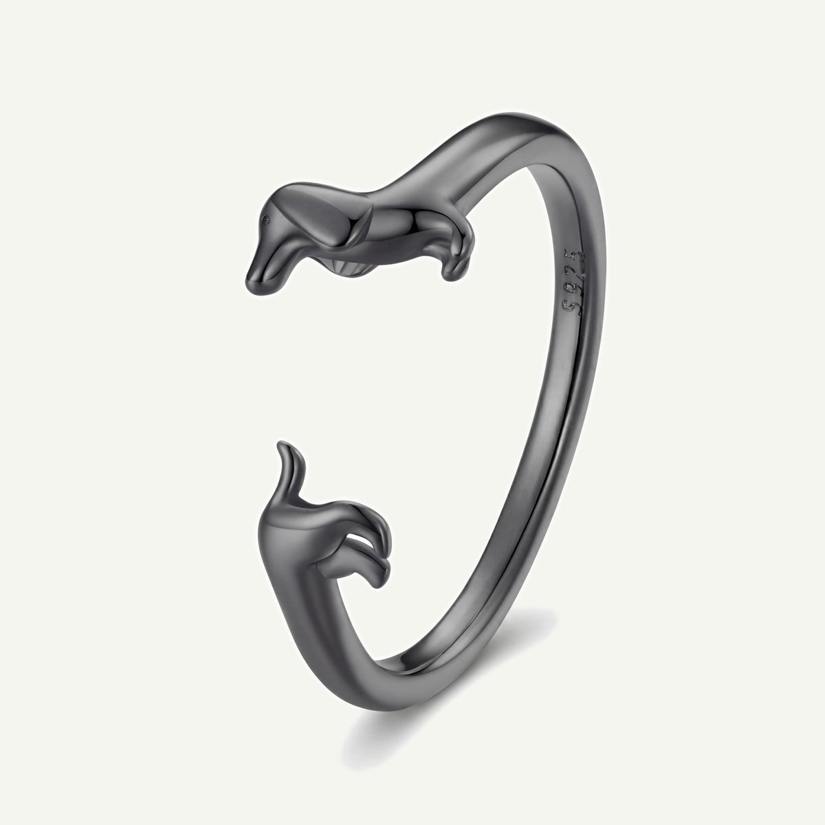 Sausage Dog S925 Sterling Silver Ring
