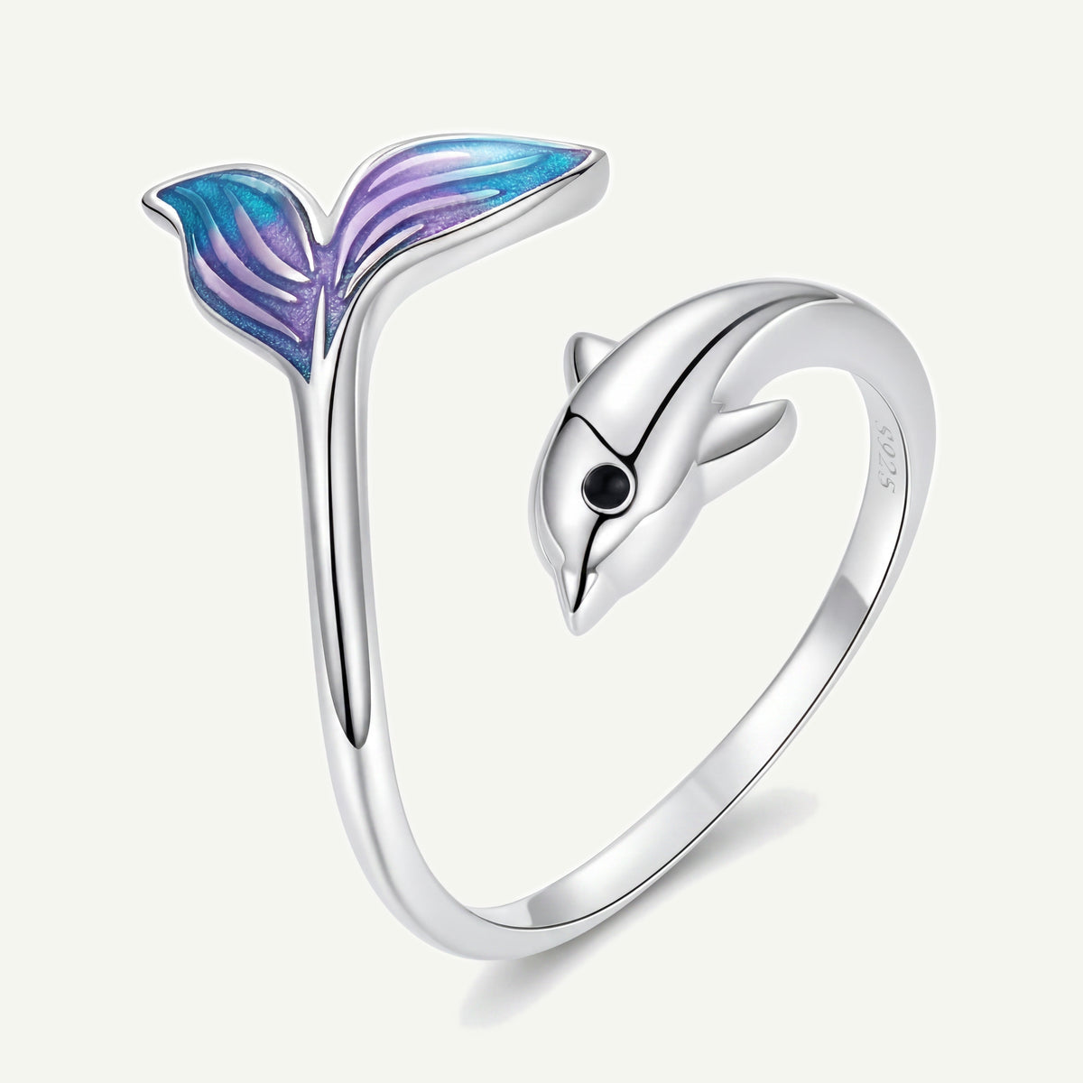 Dolphin S925 Sterling Silver Ring