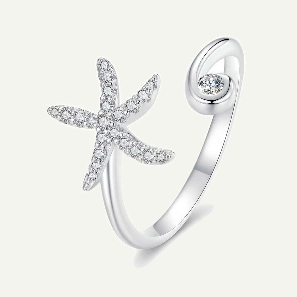 Starfish S925 Sterling Silver Ring