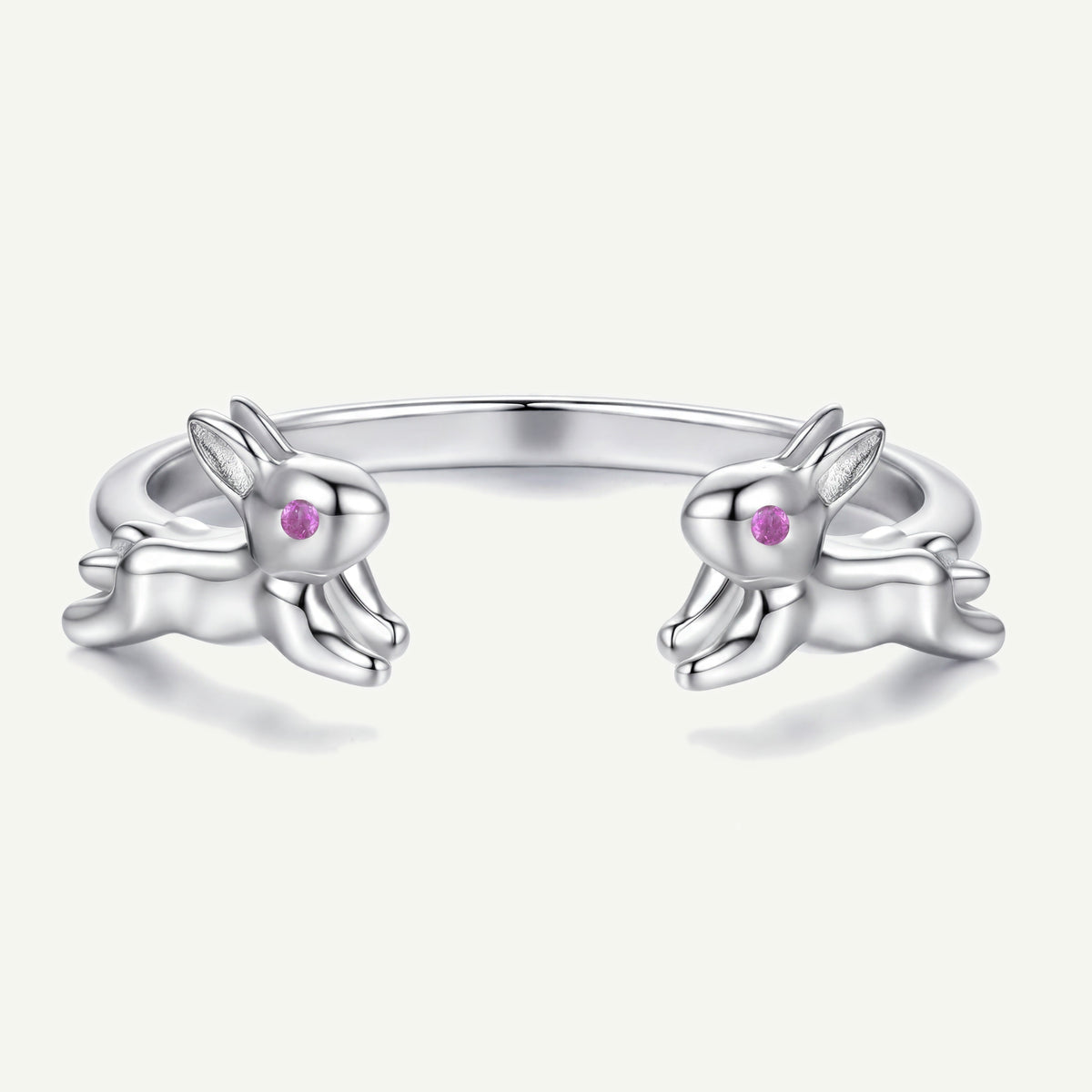 Bouncing Rabbits S925 Sterling Silver Ring