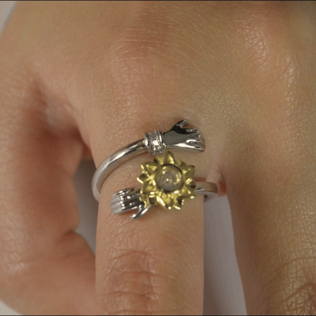 Hugging Hands Serenara Anxiety Ring