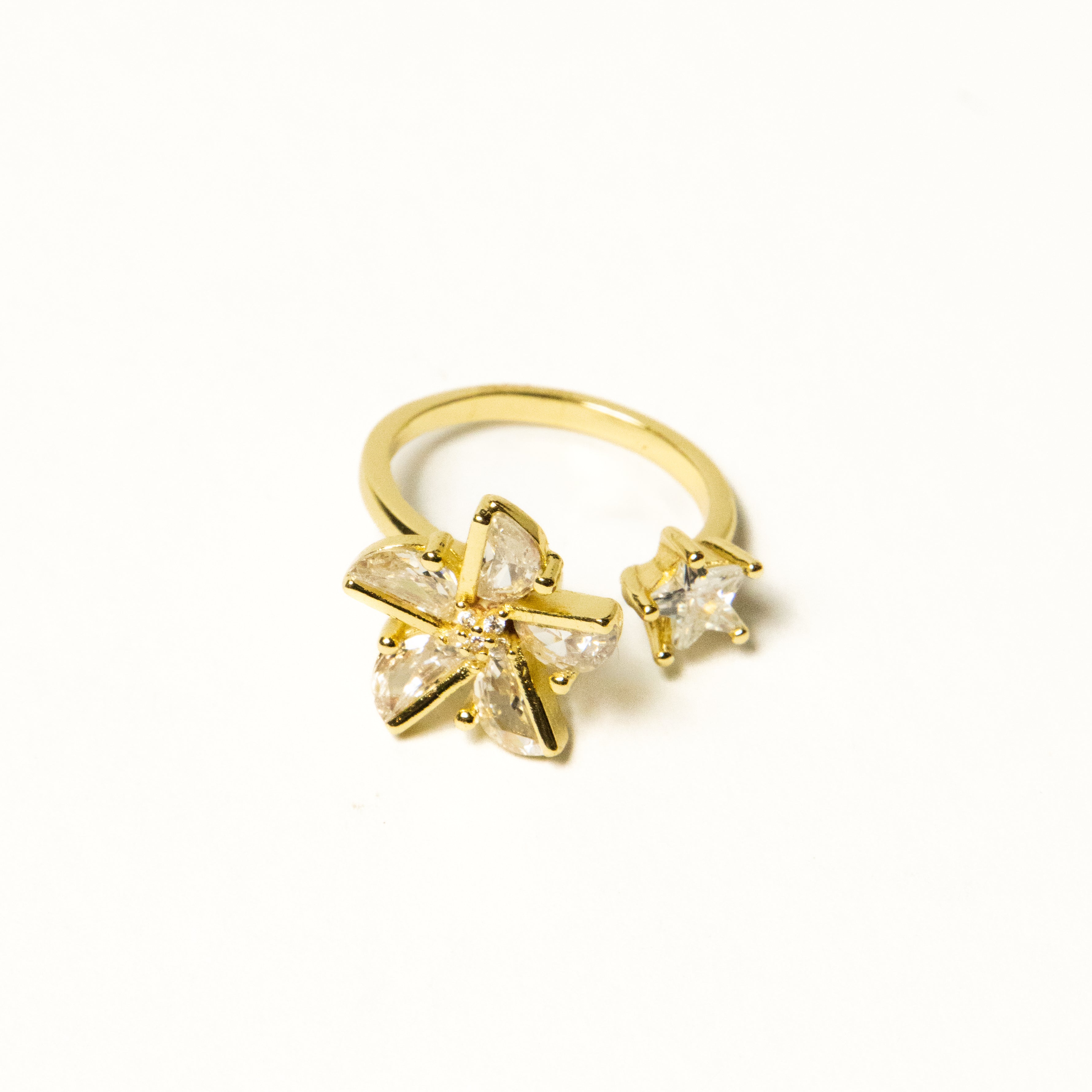 Golden Windmill Rotating Anti-Stress Ring