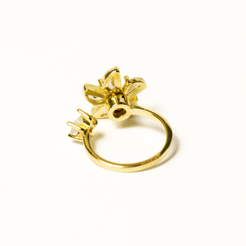 Golden Windmill Rotating Anti-Stress Ring