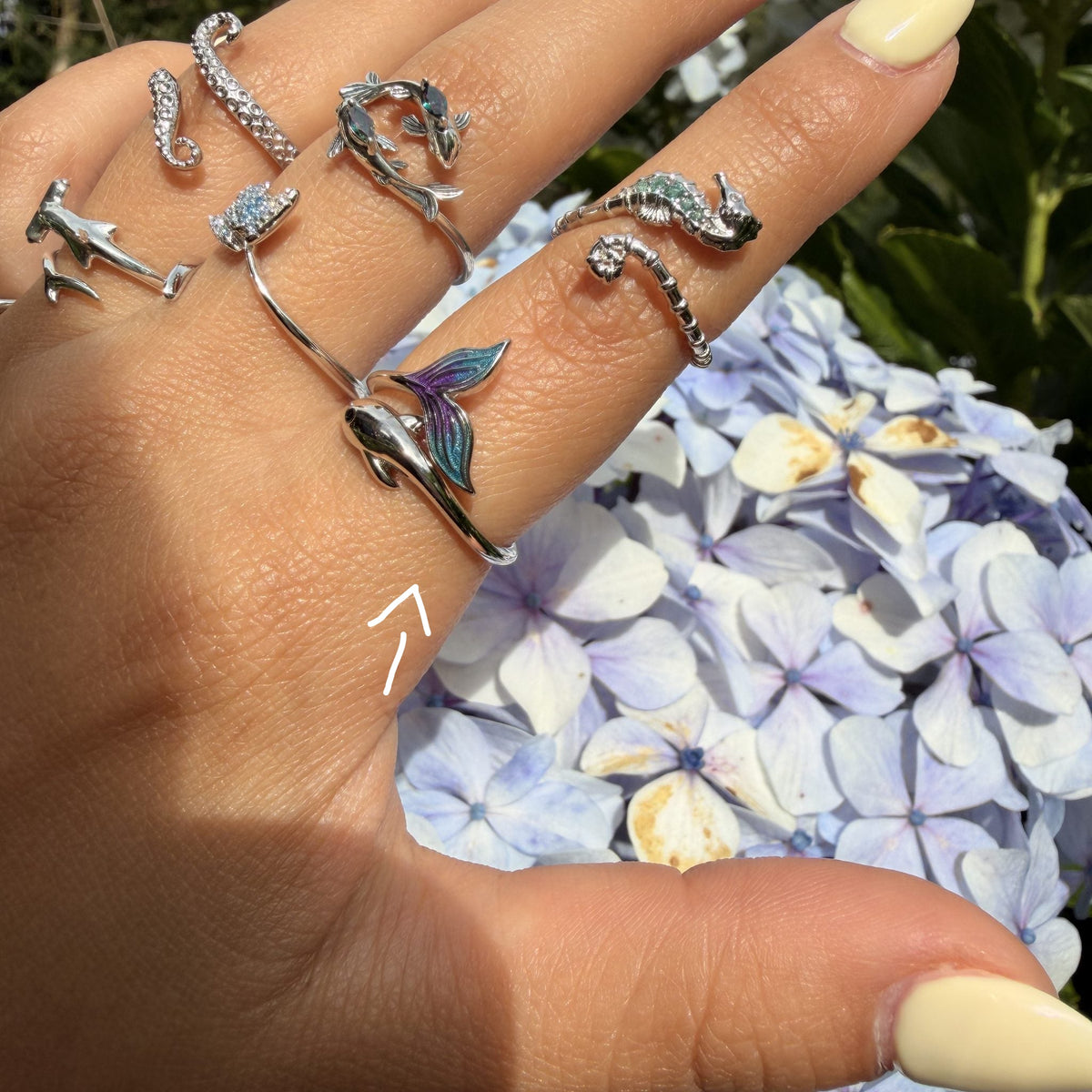 Dolphin S925 Sterling Silver Ring