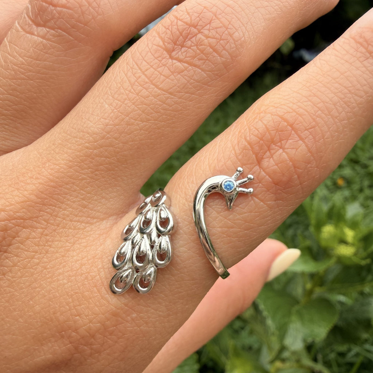 Peacock S925 Sterling Silver Ring
