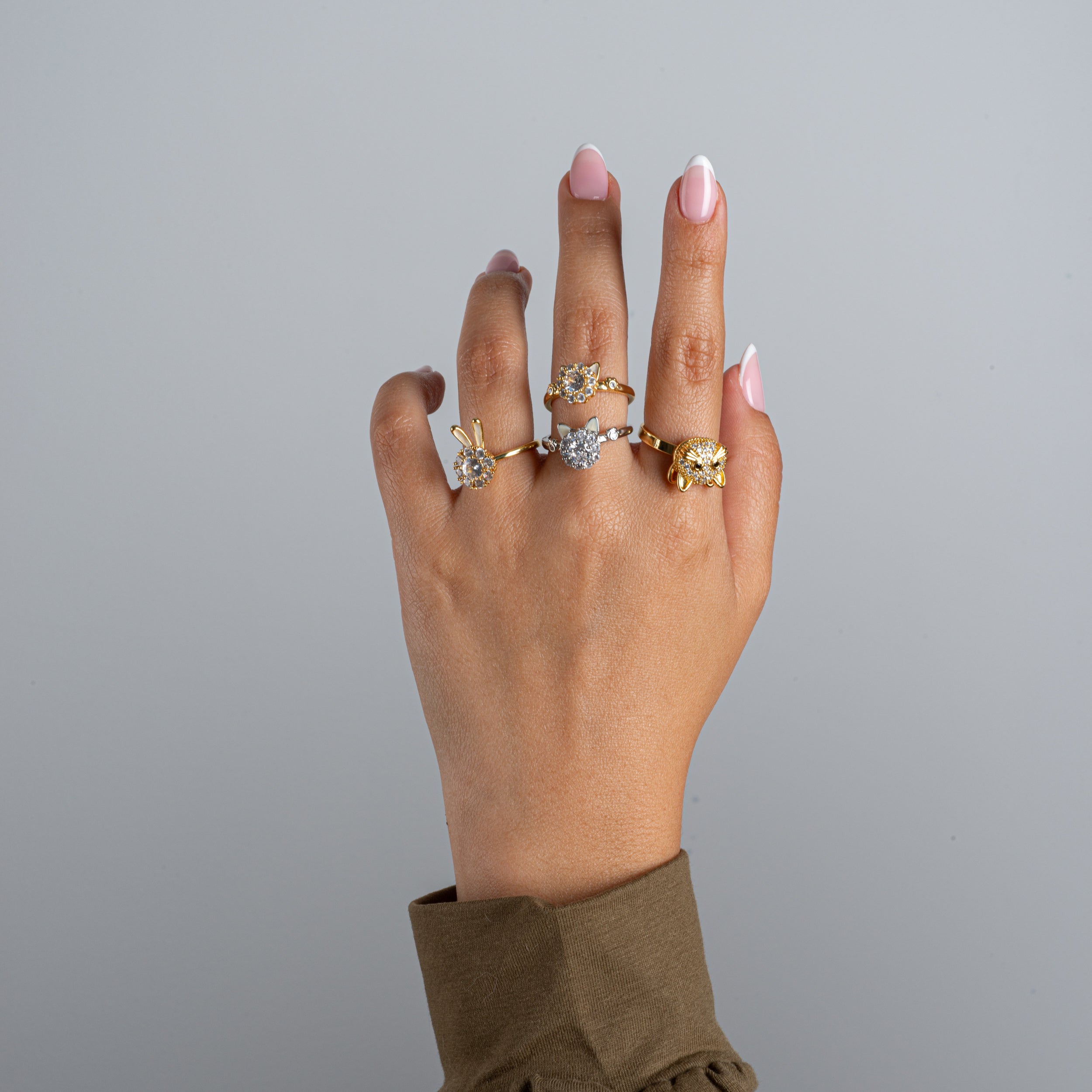 Lunar Rabbit Anti-Stress Ring