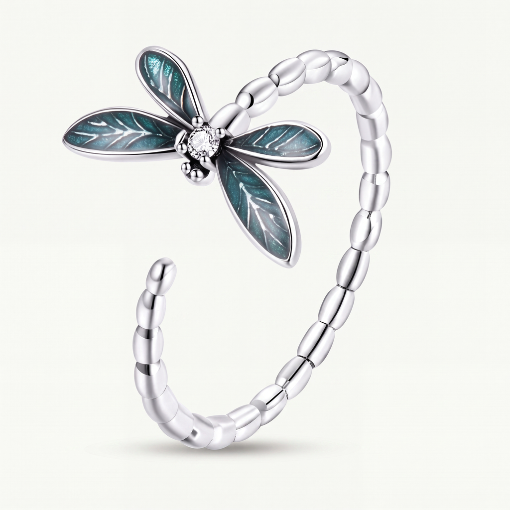 Dragonfly S925 Sterling Silver Ring