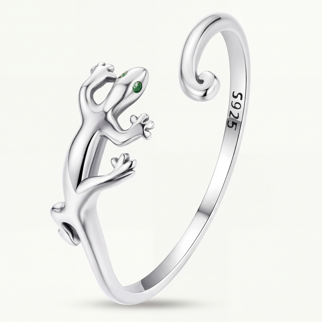 Gecko S925 Sterling Silver Ring