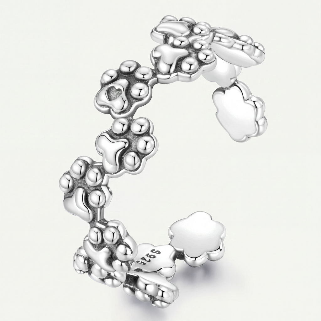 Cat Paw S925 Sterling Silver Ring