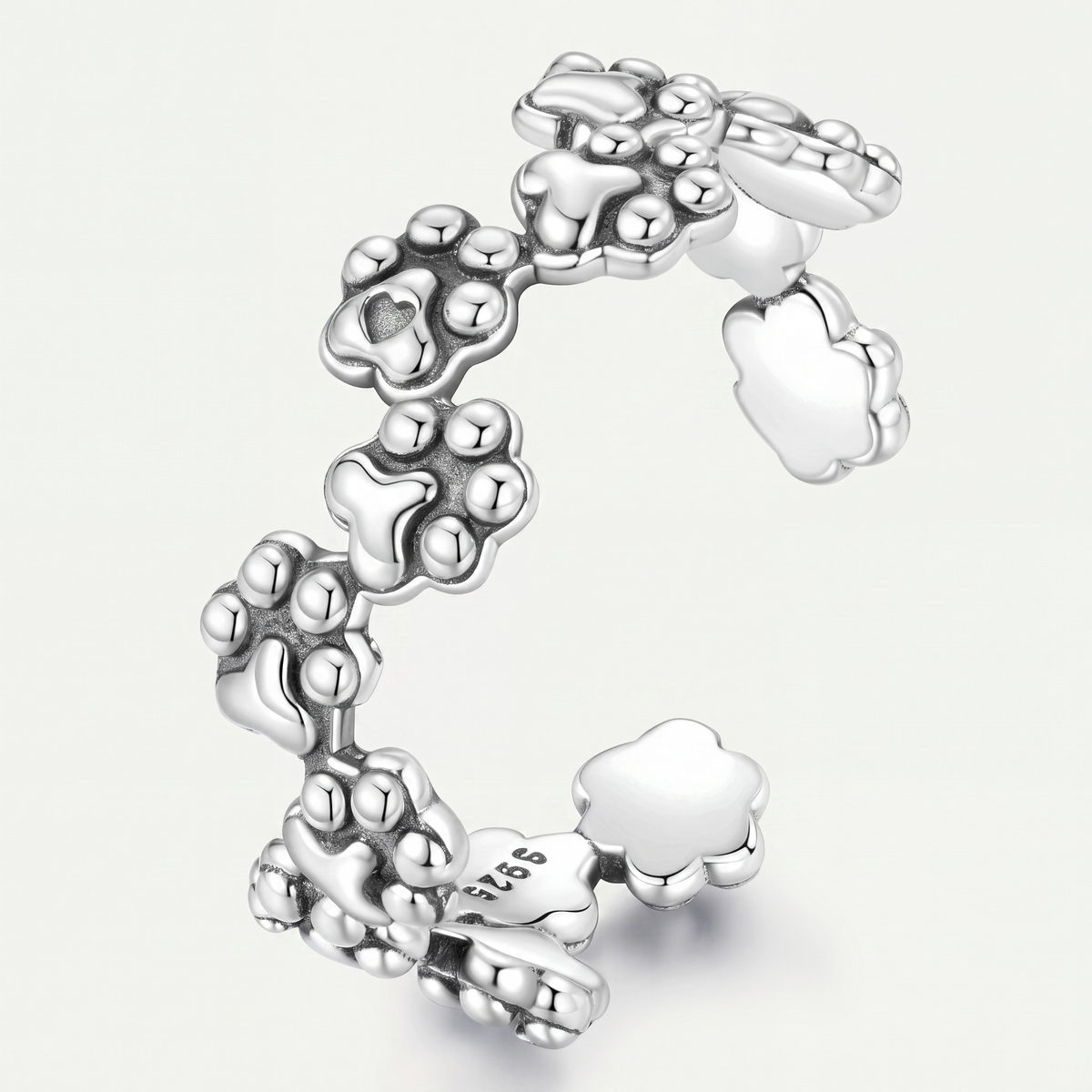 Cat Paw S925 Sterling Silver Ring